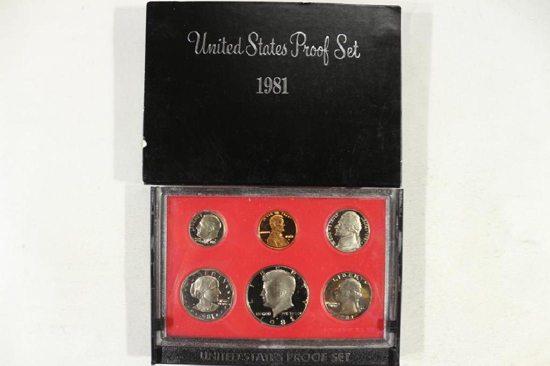 1981 US PROOF SET (WITH BOX) (1 of 2)