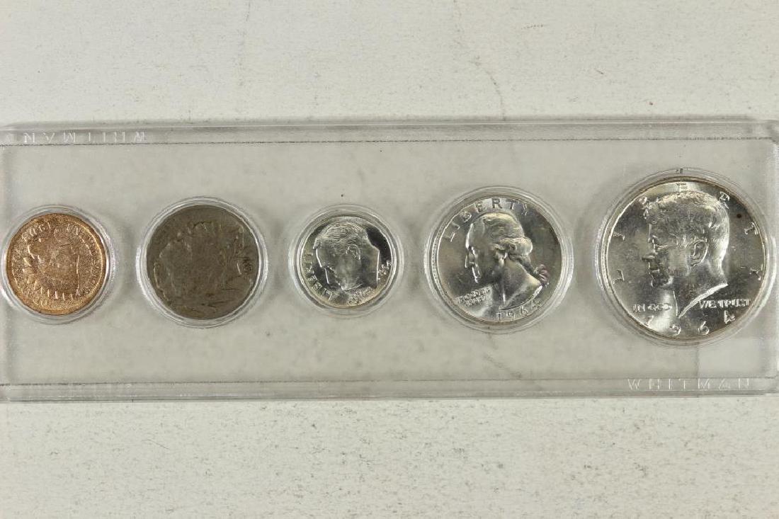 SET OF COINS IN PLASTIC CASE INCLUDES 1902 (1 of 2)