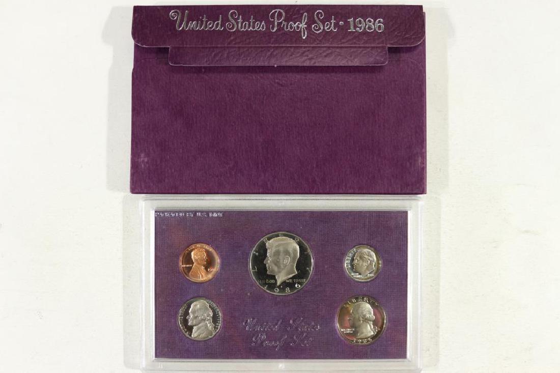 1986 US PROOF SET (WITH BOX) (1 of 2)