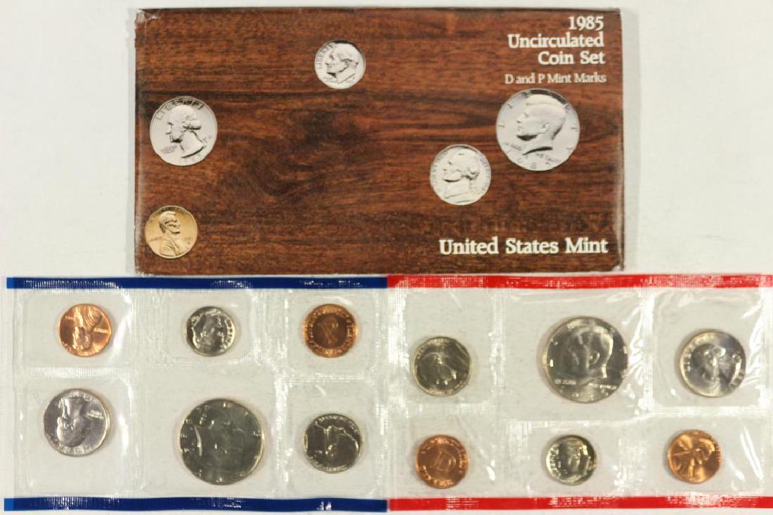 1985 US MINT SET (UNC) P/D (WITH ENVELOPE) (1 of 2)