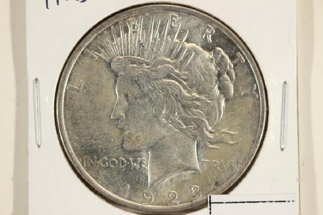 1923 PEACE SILVER DOLLAR BU (1 of 2)
