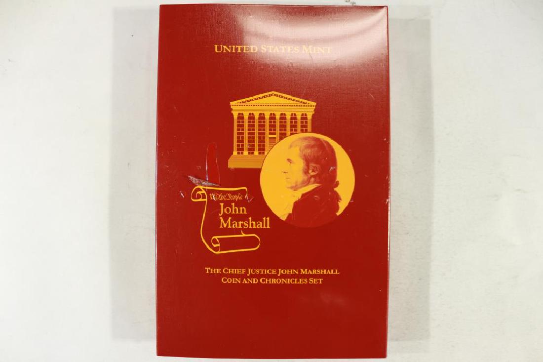 2005 CHIEF JUSTICE JOHN MARSHALL COIN & CHRONICLES: SET, SEALED ORIGINAL US MINT PACKAGING