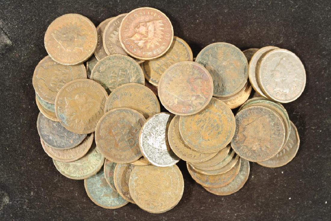 49 ASSORTED INDIAN HEAD CENTS (1 of 1)