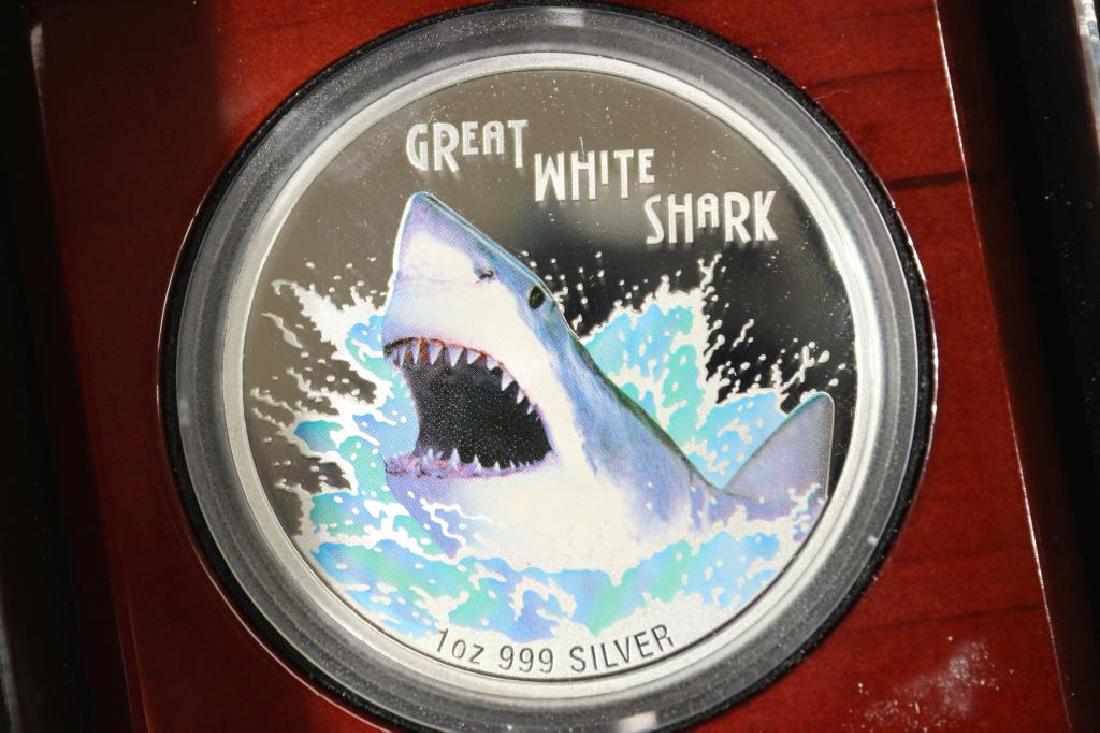 2007 TUVALU COLORIZED PROOF 1 OZ. SILVER $1 (1 of 3)