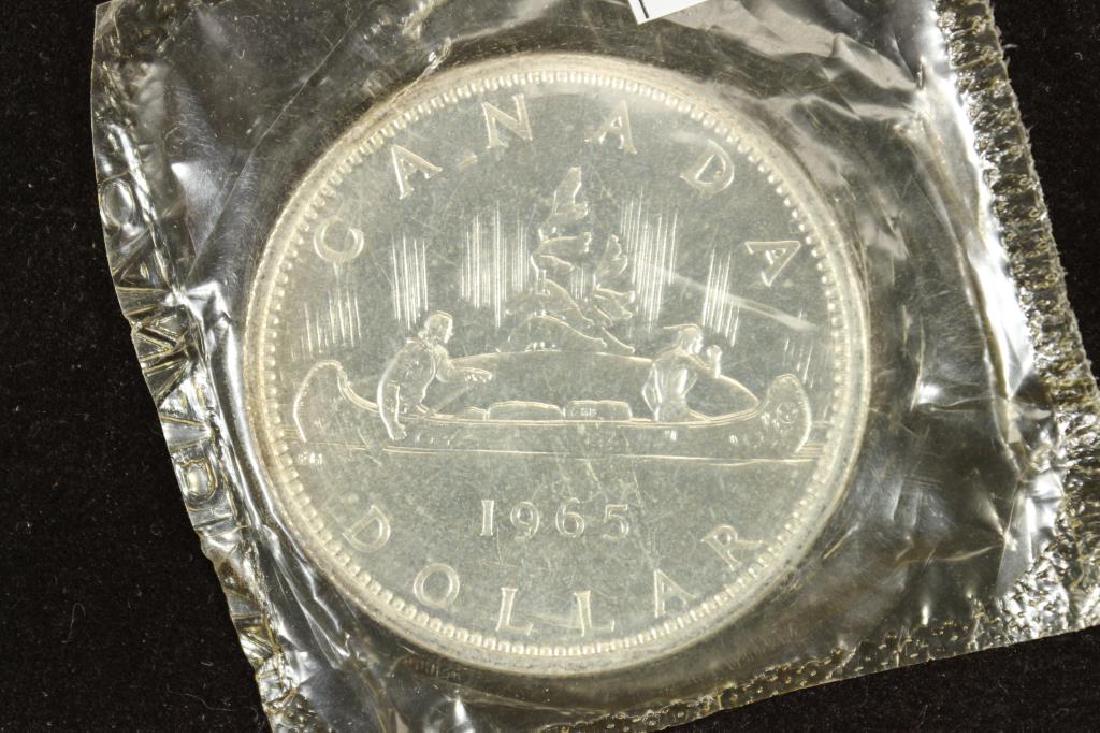 1965 CANADA SILVER DOLLAR BRILLIANT UNC (1 of 2)