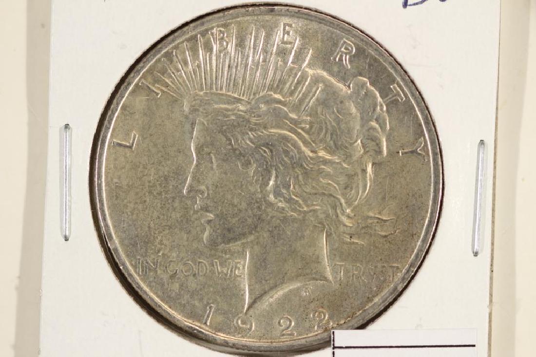 1922 PEACE SILVER DOLLAR BU (1 of 2)
