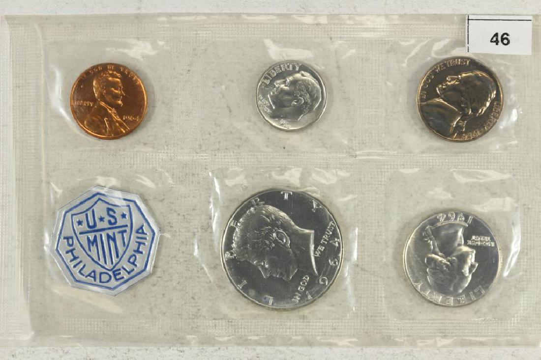 1964 US SILVER PROOF SET (WITHOUT ENVELOPE) (1 of 2)