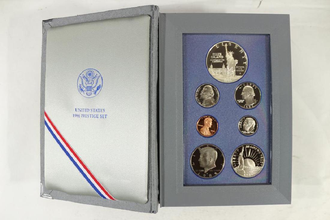 1986 US PRESTIGE PROOF SET STATUE OF LIBERTY (1 of 3)