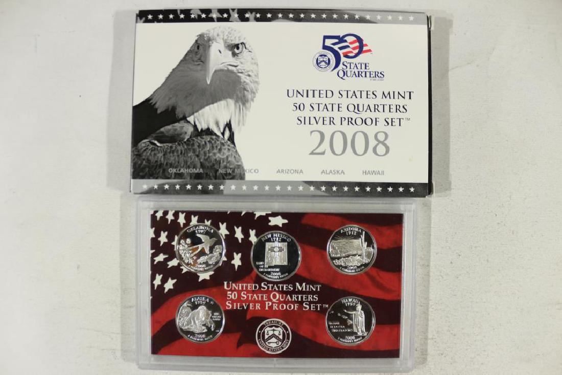 2008 SILVER US 50 STATE QUARTERS PROOF SET (1 of 2)