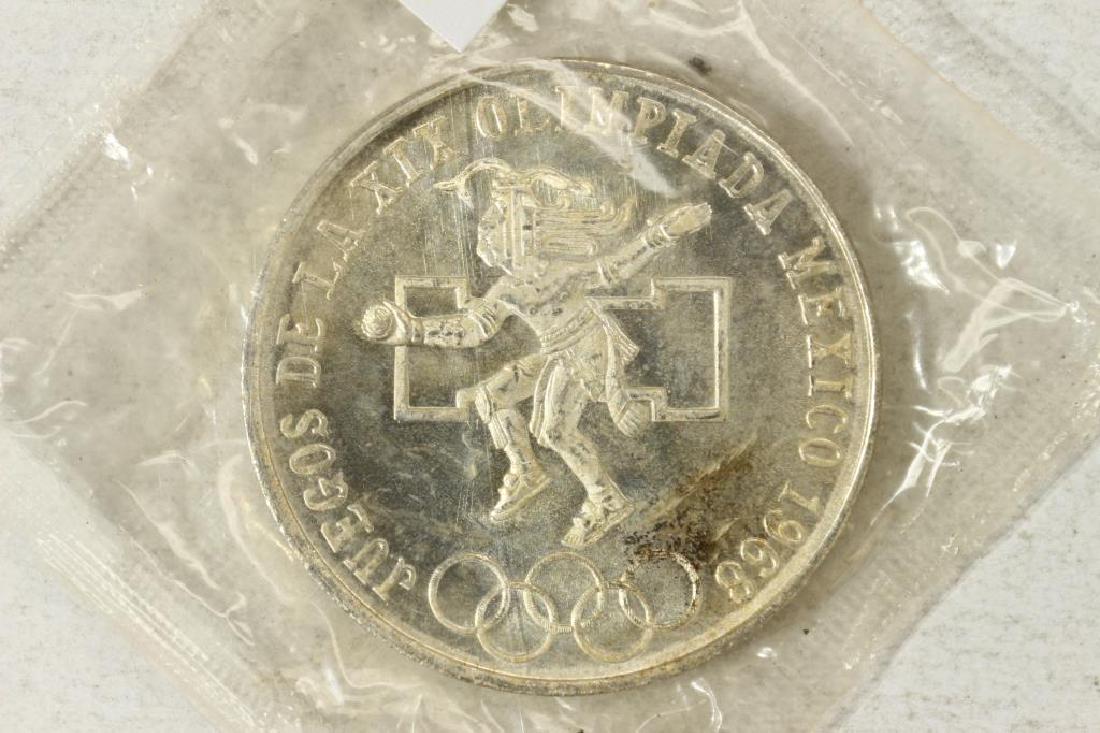 1968 MEXICO OLYMPIC SILVER 25 PESOS BRILLIANT UNC (1 of 2)