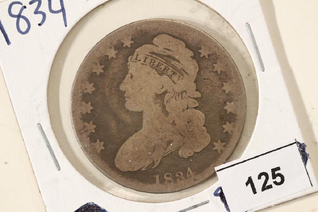 1834 CAPPED BUST HALF DOLLAR (1 of 2)