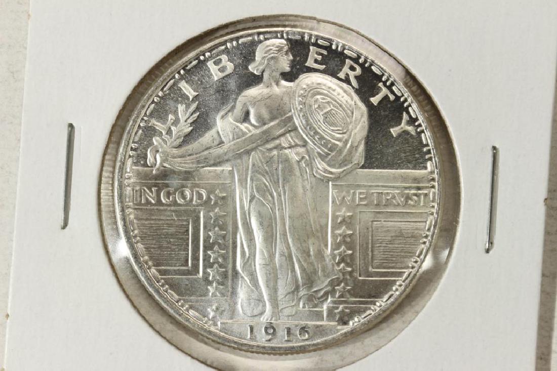 1 TROY OZ .999 FINE SILVER PROOF ROUND 1916: LIBERTY BY GOLDEN STATE MINT