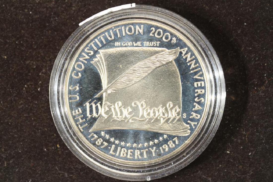 1987-S US CONSTITUTION PROOF SILVER DOLLAR (1 of 2)