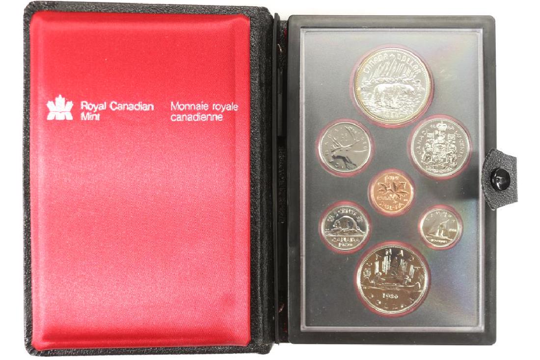 1980 CANADA DOUBLE DOLLAR PROOF SET POLAR BEAR (1 of 3)