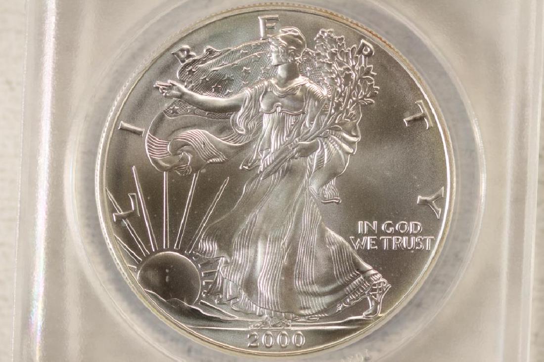 2000 (W) AMERICAN SILVER EAGLE ANACS MS69 (1 of 3)