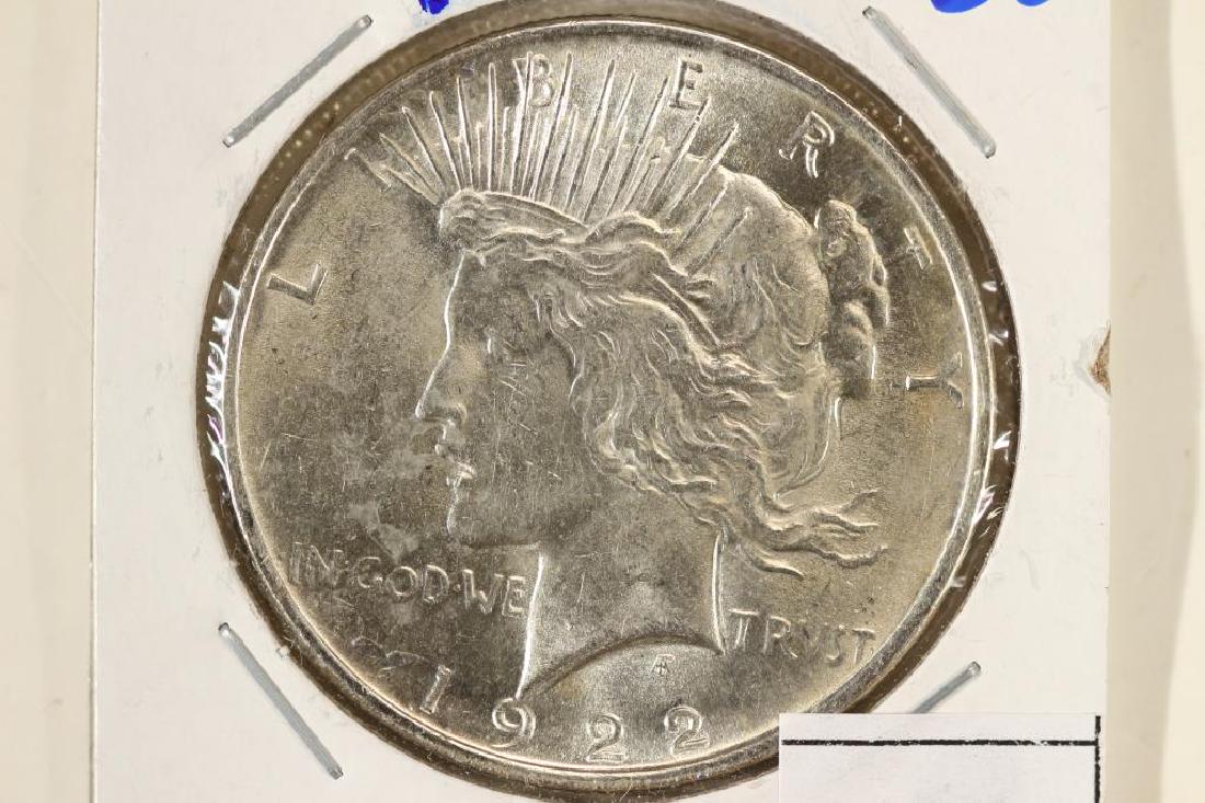1922-P PEACE SILVER DOLLAR BU (1 of 2)