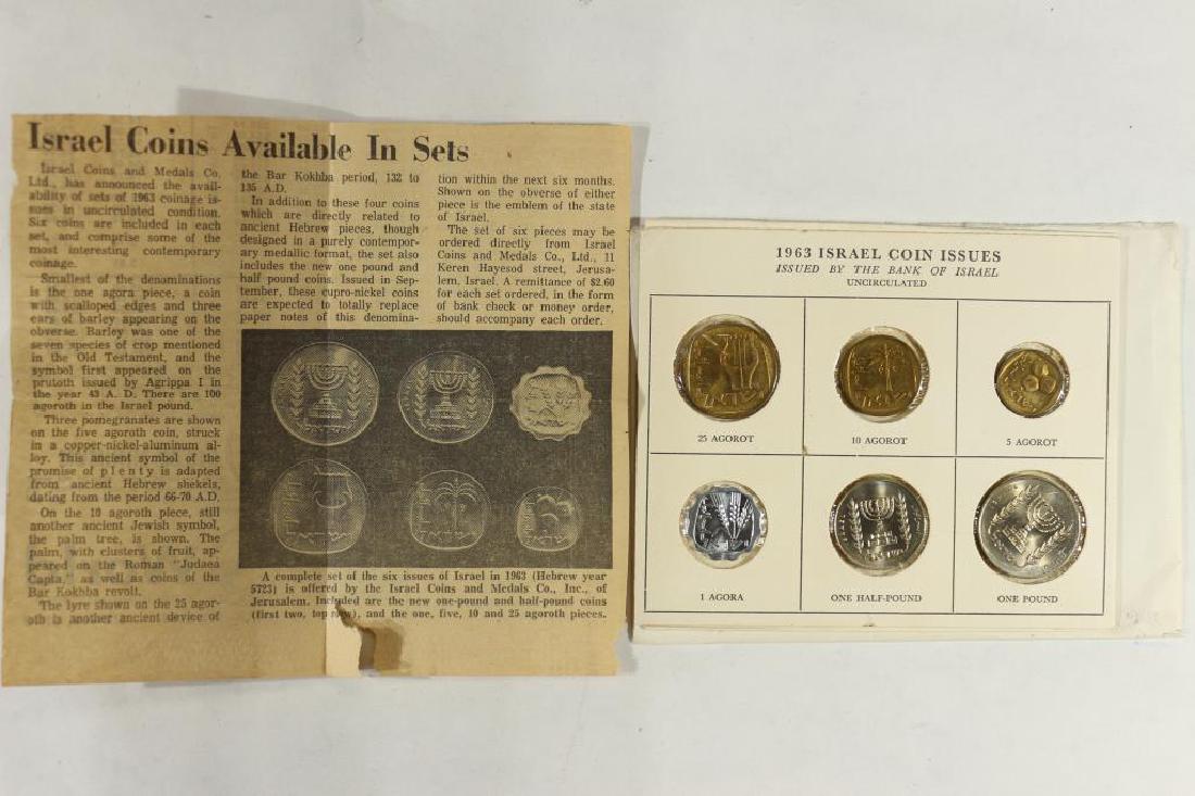 1963 ISRAEL UNC SET ORIGINAL MINT PACKAGING (1 of 2)
