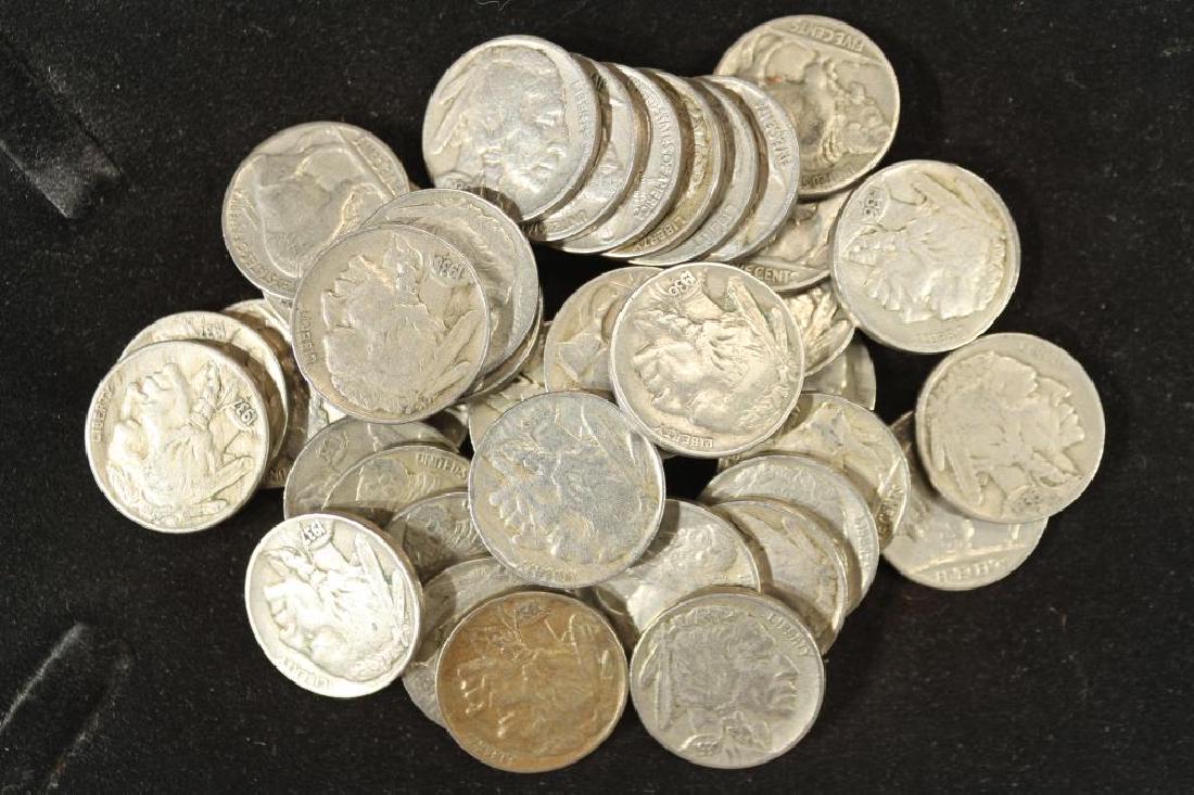 40 ASSORTED 1930'S FULL DATE BUFFALO NICKELS (1 of 1)