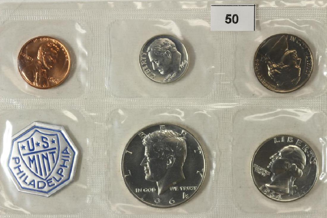 1964 US SILVER PROOF SET (WITHOUT ENVELOPE) (1 of 2)