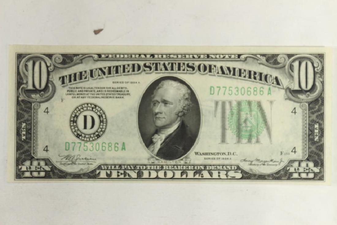 1934-A $10 FRN GREEN SEAL CRISP UNC (1 of 2)