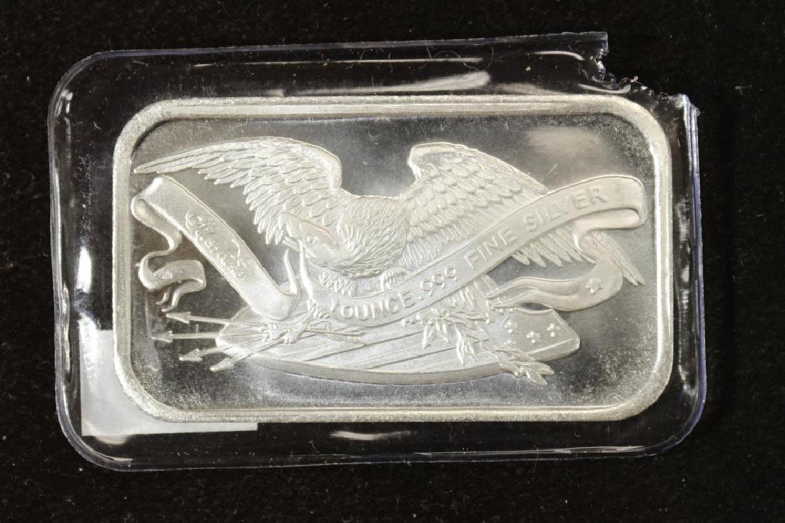 1 TROY OZ .999 FINE SILVER PROOF BAR SILVERTOWNE (1 of 2)