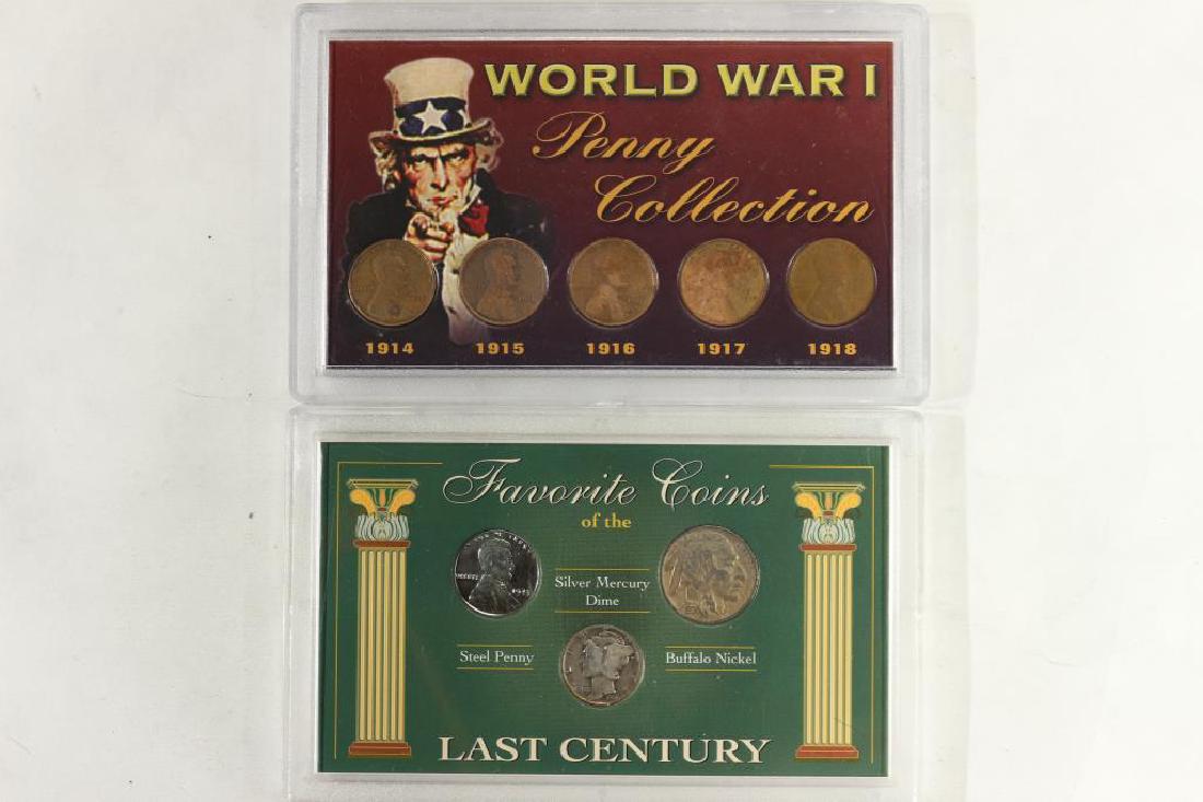 2-US COIN SETS, WWII PENNY COLLECTION AND FAVORITE (1 of 2)