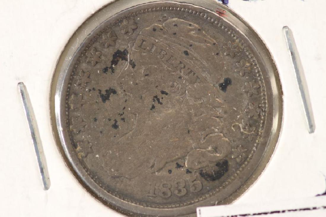 1835 CAPPED BUST DIME VERY GOOD+ (1 of 2)