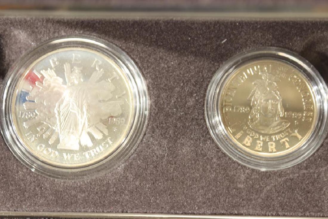 1989 US CONGRESSIONAL 2 COIN PROOF SET (1 of 3)