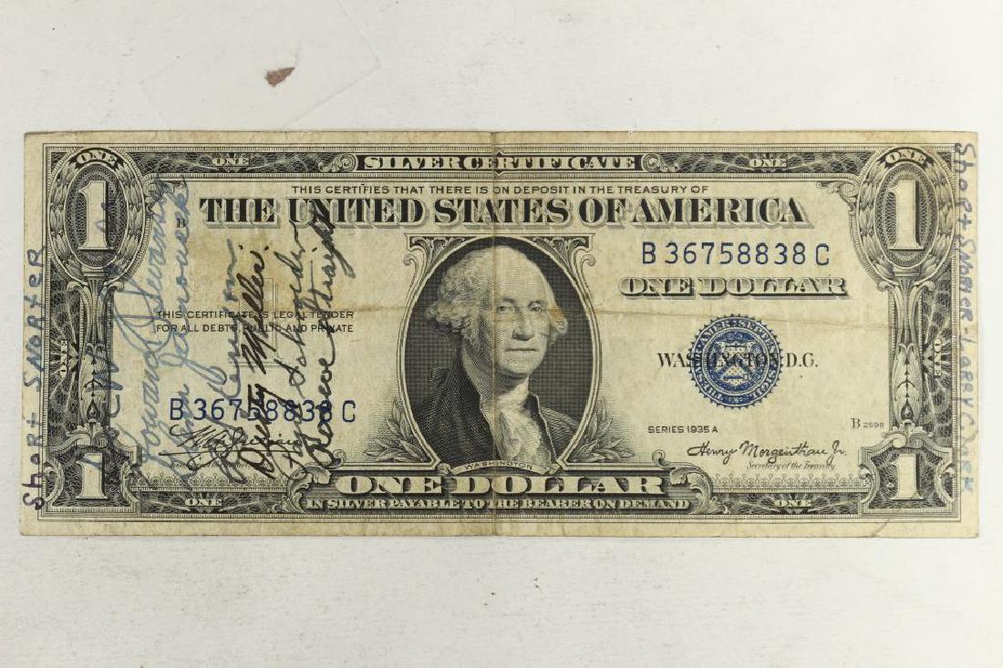 SHORT SNORTER 1935-A SILVER CERTIFICATE WITH (1 of 2)