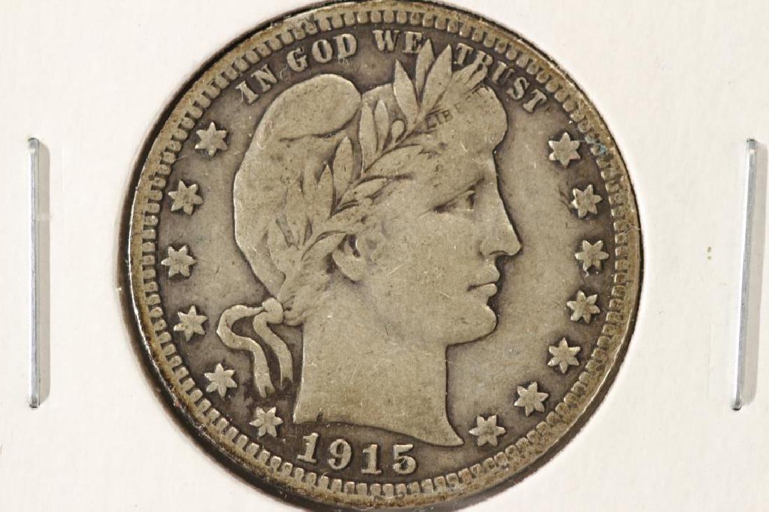1915-D BARBER QUARTER (FINE+) (1 of 2)