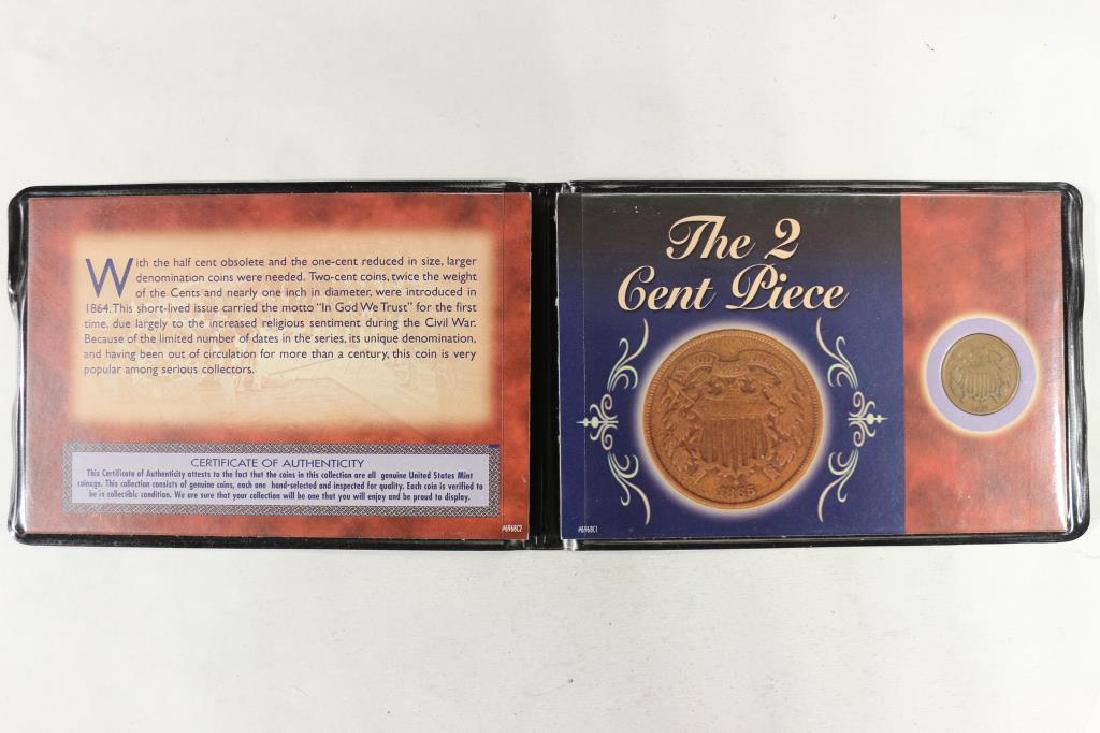 1867 US TWO CENT PIECE IN FOLIO (1 of 2)