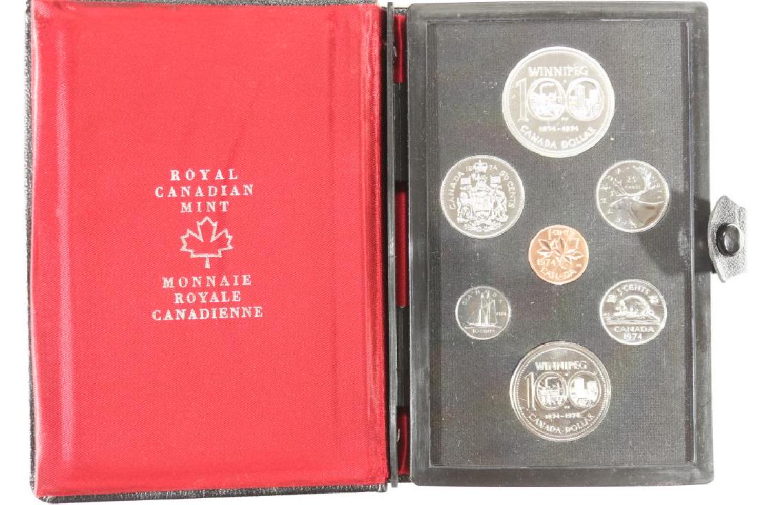1974 CANADA DOUBLE DOLLAR PROOF SET WINNIPEG (1 of 3)