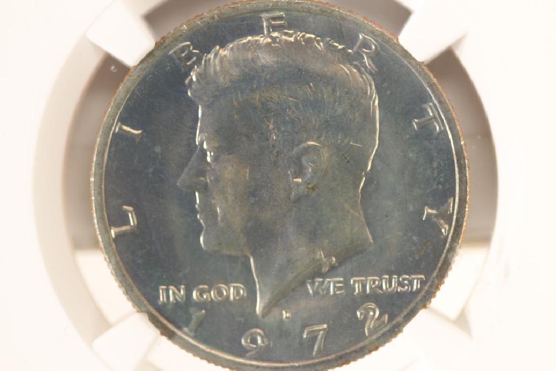 1972-D KENNEDY HALF DOLLAR NGC MS65 (1 of 3)