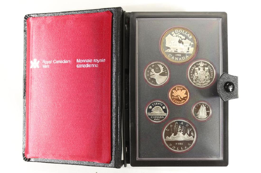 1981 CANADA DOUBLE DOLLAR PROOF SET LOCOMOTIVE (1 of 3)