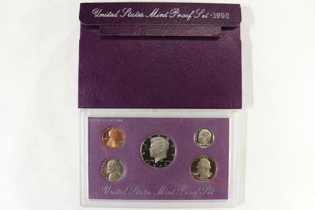 1990 US PROOF SET (WITH BOX) (1 of 2)