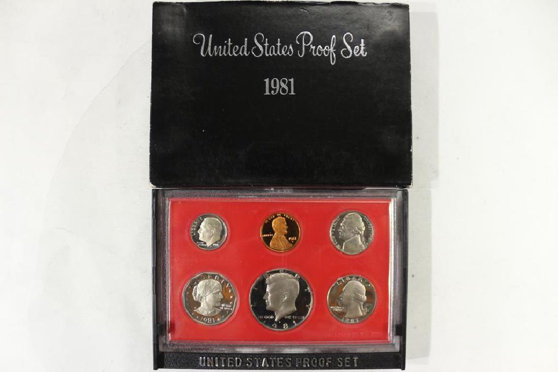 1981 US PROOF SET (WITH BOX) (1 of 2)