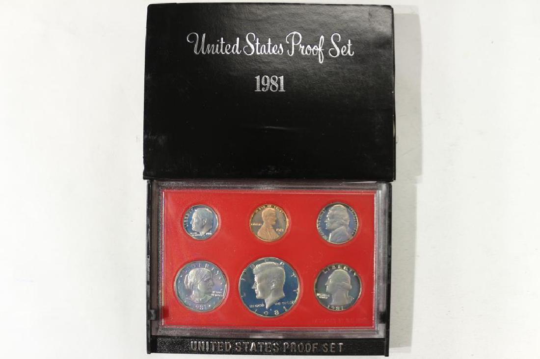 1981 US PROOF SET (WITH BOX) (1 of 2)