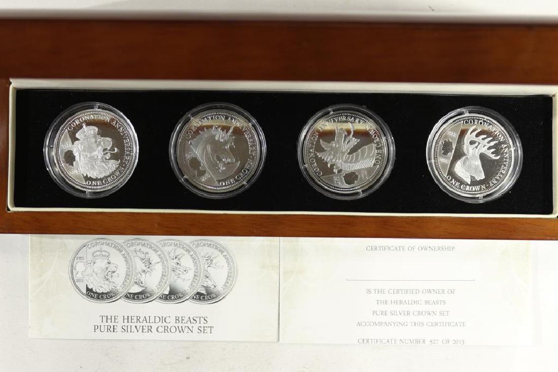 2013 UNITED KINGDOM FOUR HERALDIC BEASTS PURE (1 of 3)