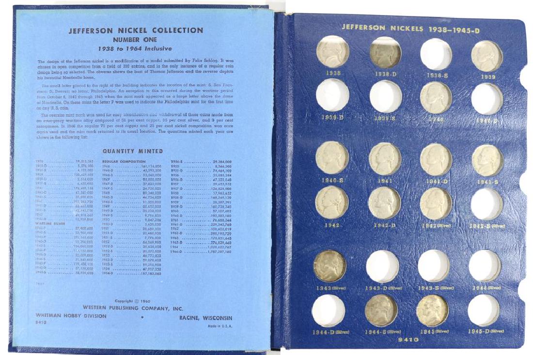 PARTIAL 1938-1964 JEFFERSON NICKEL SET 52 COINS (1 of 4)