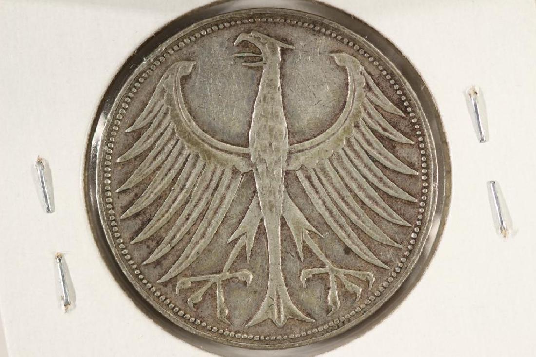 1951-J GERMAN SILVER 5 MARKS (1 of 2)