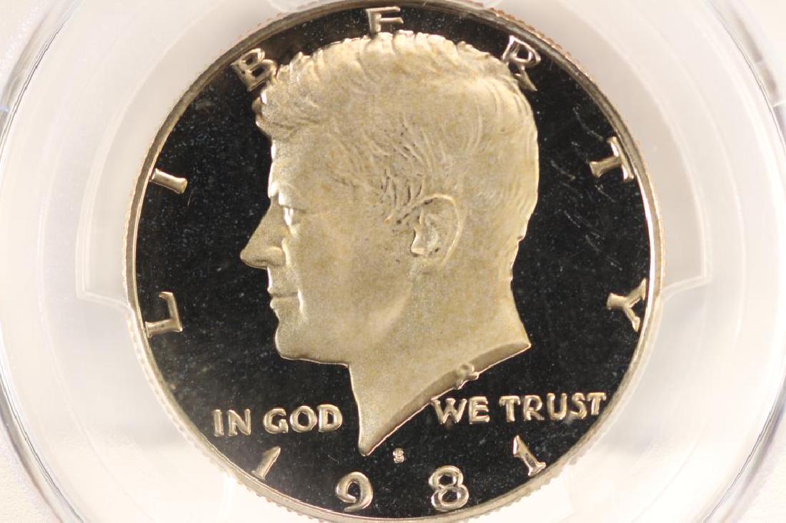 1981-S TYPE I KENNEDY HALF DOLLAR PCGS PR69 DCAM (1 of 3)