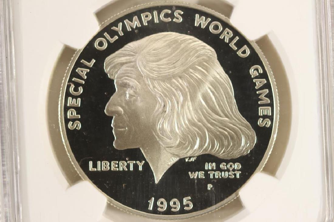 1995-P SPECIAL OLYMPICS SILVER DOLLAR NGC PF69 (1 of 3)