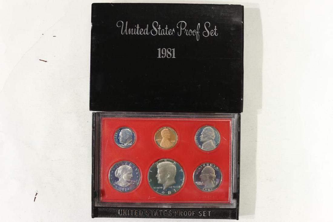 1981 US PROOF SET (WITH BOX) (1 of 2)