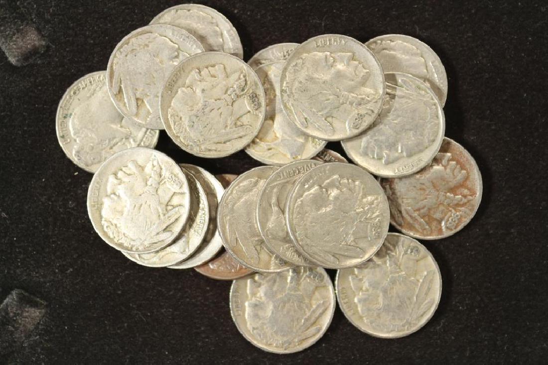 20 ASSORTED FULL DATE 1930'S BUFFALO NICKELS (1 of 1)