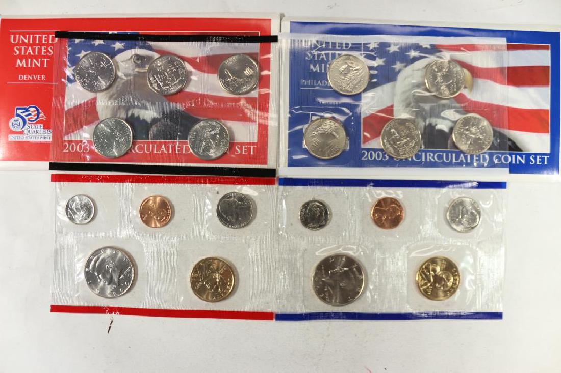 2003 US MINT SET (UNC) P/D (WITH ENVELOPE) (1 of 2)