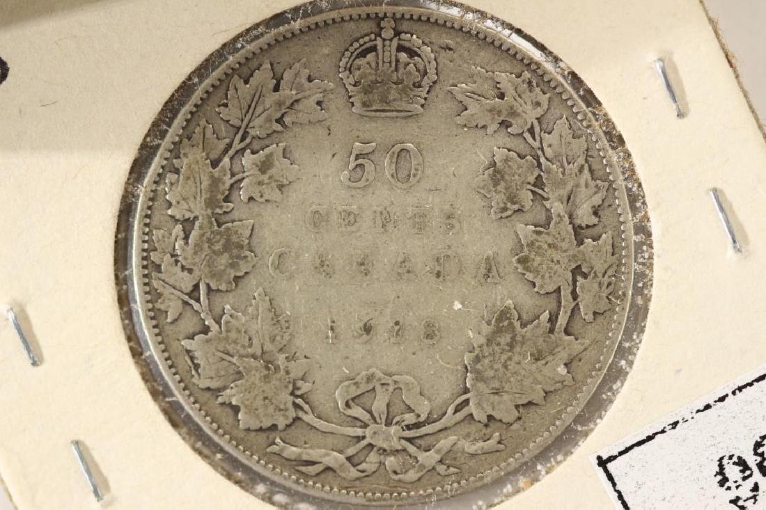 1918 CANADA SILVER 50 CENTS (1 of 2)