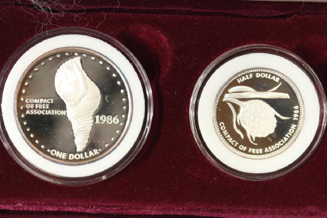 1986 MARSHALL ISLANDS SILVER PROOF SET (1 of 4)