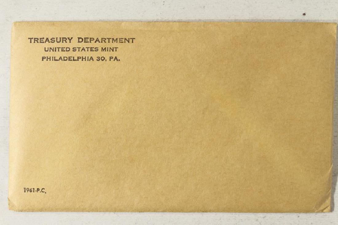 1961 US SILVER PROOF SET (WITH ENVELOPE) SEALED (1 of 1)