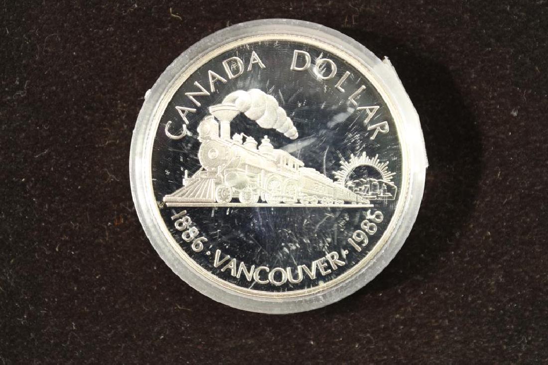 1986 CANADA VANCOUVER SILVER DOLLAR PROOF (1 of 2)