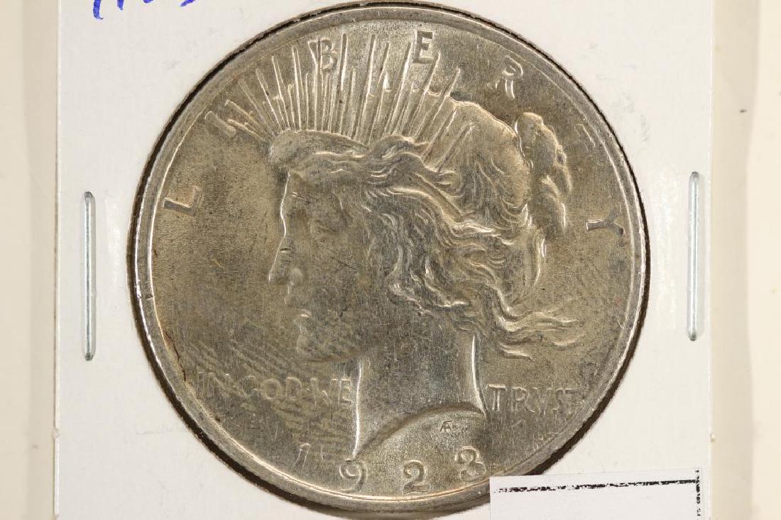 1923 PEACE SILVER DOLLAR BRILLIANT UNC (1 of 2)